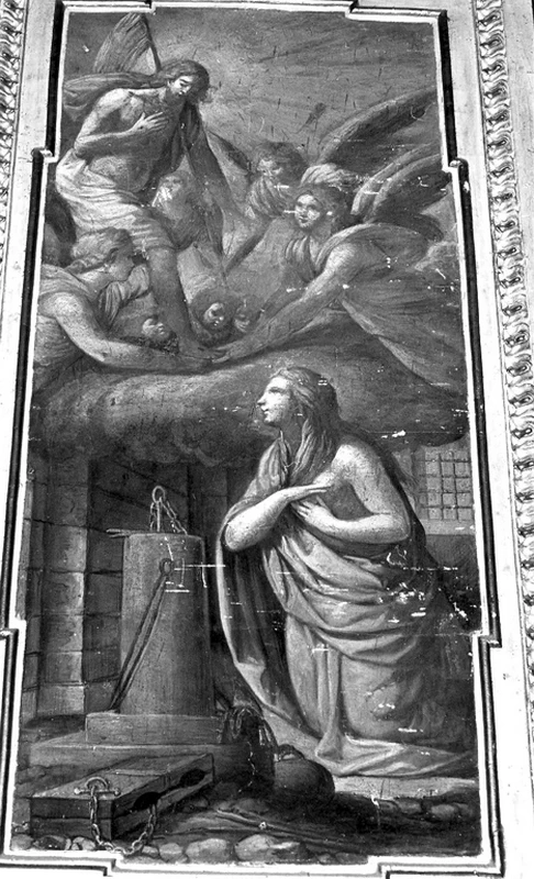 Apparizione di Cristo Redentore a Santa Barbara in carcere - Chiesa di S. Maria in Traspontina, Roma, attribuito